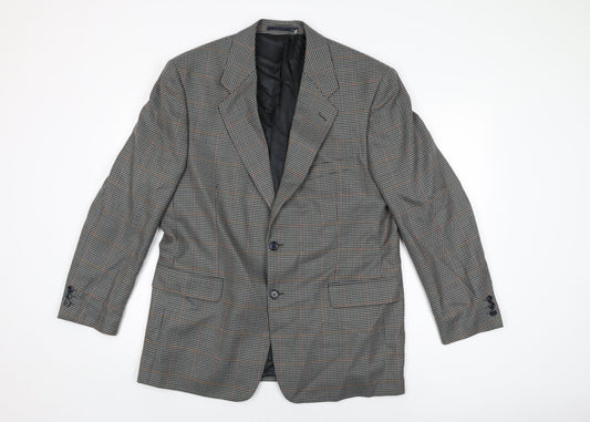 Mens UK Size 42 Brook Taverner Regular Grey Suit Jacket