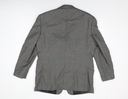 Mens UK Size 42 Brook Taverner Regular Grey Suit Jacket