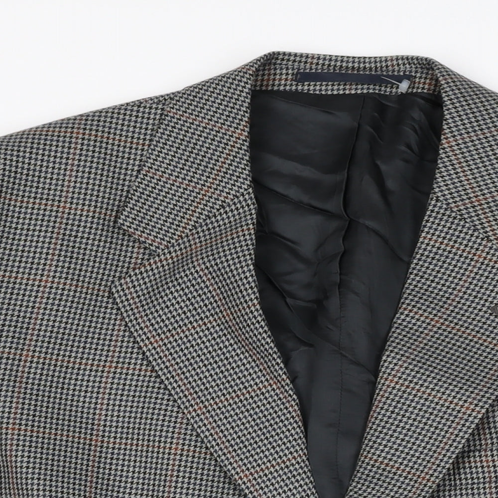 Mens UK Size 42 Brook Taverner Regular Grey Suit Jacket