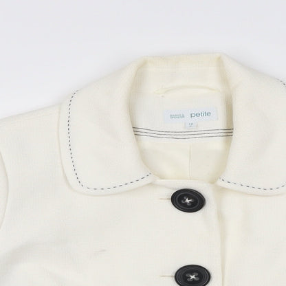 Womens UK Size 14 Marks and Spencer Ivory Jacket Jacket