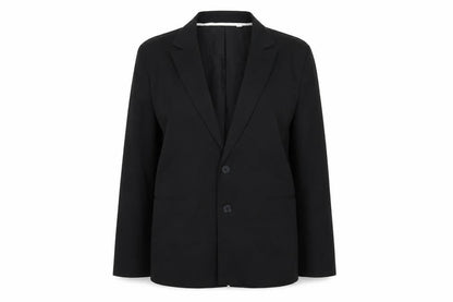 Womens UK Size 12 COLLUSION Black Biker Coat