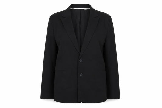 Womens UK Size 12 COLLUSION Black Biker Coat