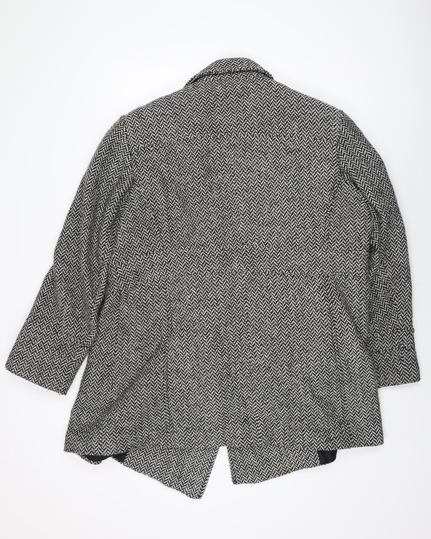 Womens UK Size 22 BHS Black Overcoat