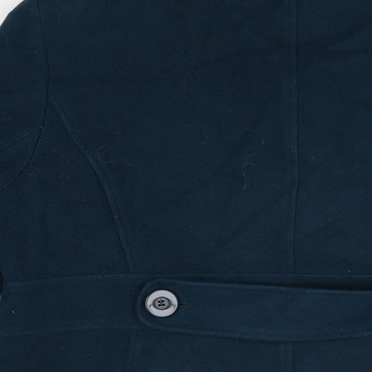 Autonomy Womens Green Overcoat Coat Size 18 Button