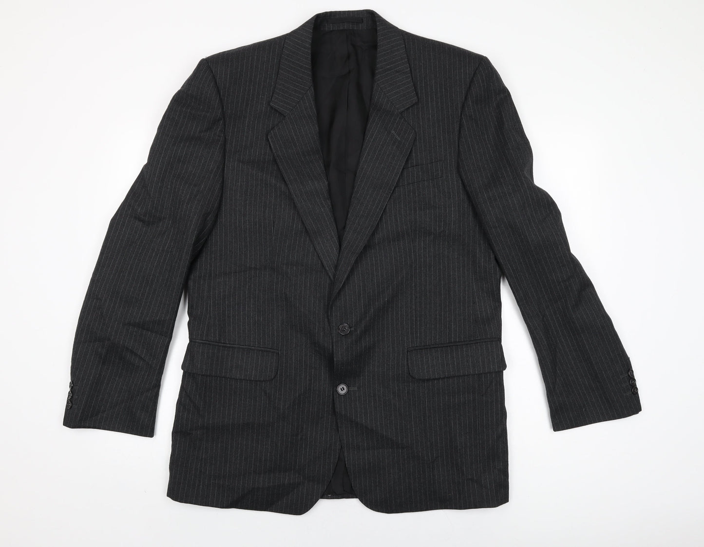 Mens UK Size 42 Debenhams Regular Black Suit Jacket