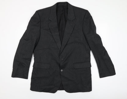 Mens UK Size 42 Debenhams Regular Black Suit Jacket