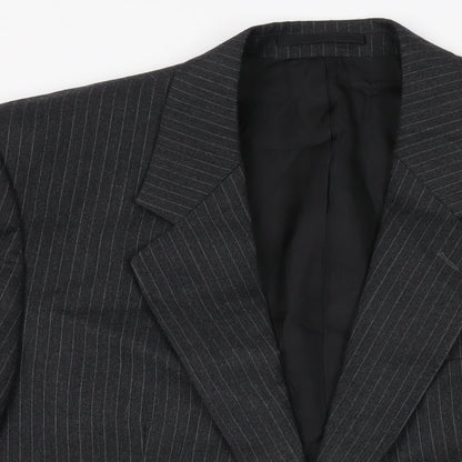 Mens UK Size 42 Debenhams Regular Black Suit Jacket