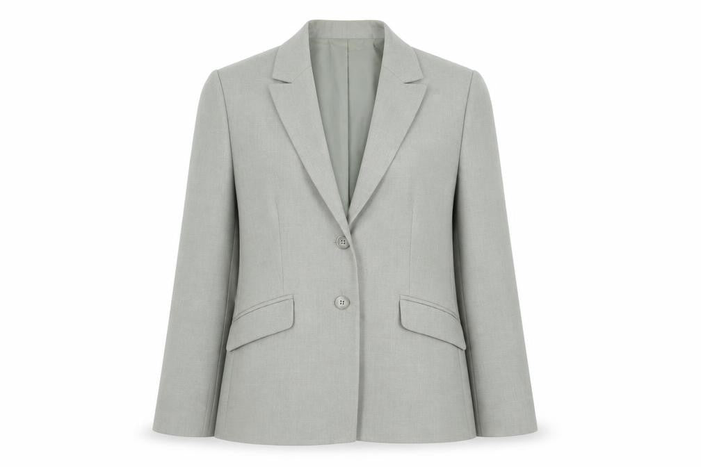 BHS Womens Green Polyester Jacket Suit Jacket Size 10