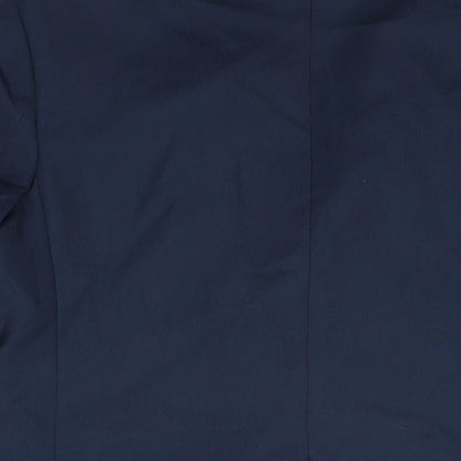 Outfitters Nation Mens Blue Polyester Jacket Suit Jacket Size S Regular