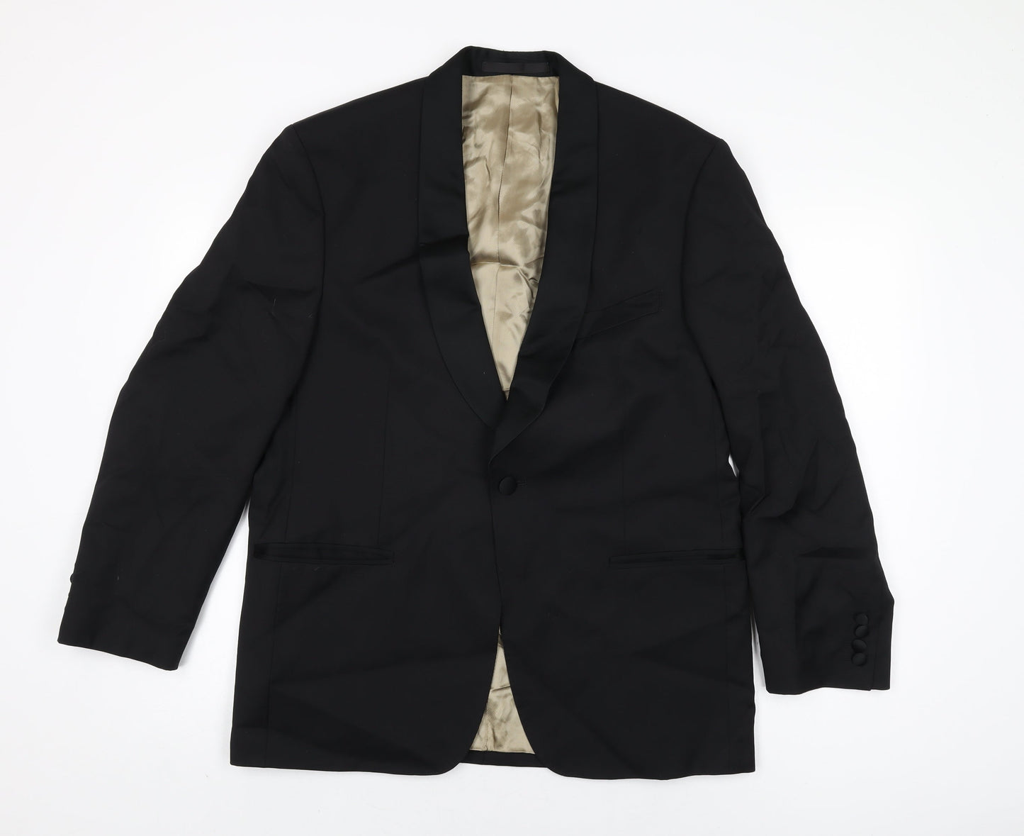 Mens UK Size 40 Marks and Spencer Regular Black Suit Jacket