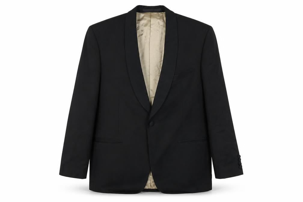 Mens UK Size 40 Marks and Spencer Regular Black Suit Jacket