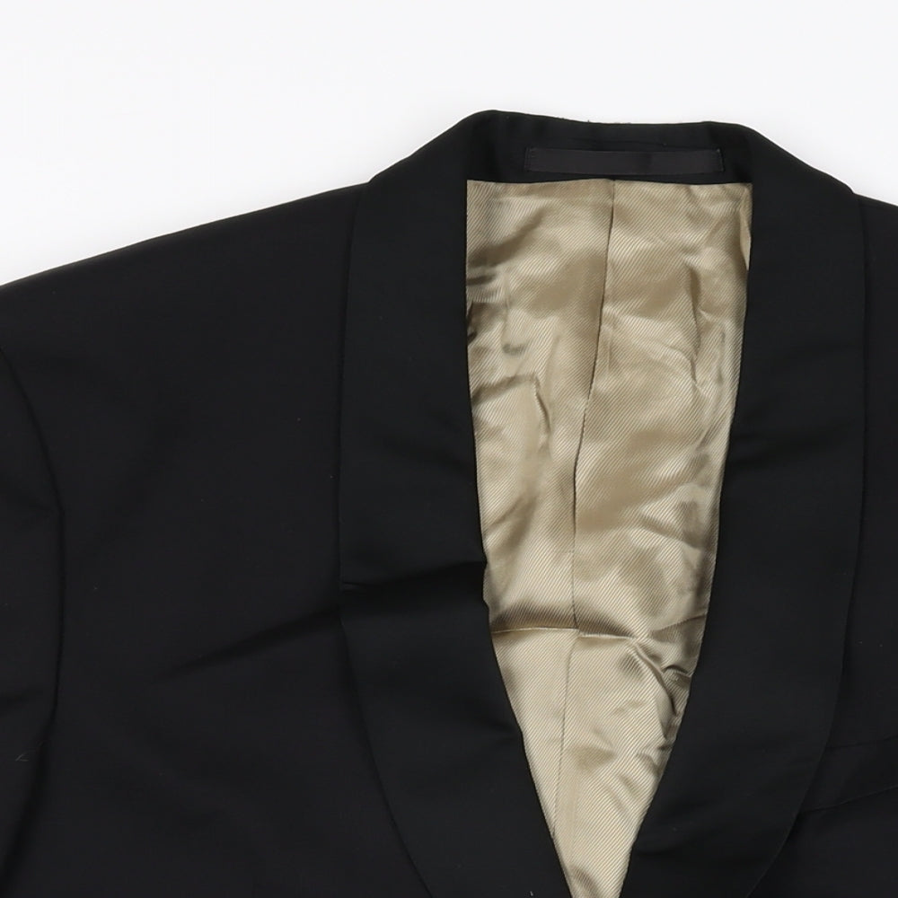 Mens UK Size 40 Marks and Spencer Regular Black Suit Jacket