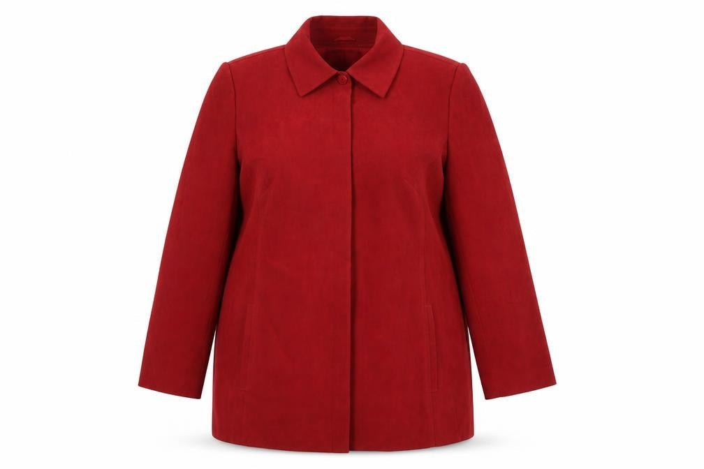 Womens UK Size 18 Ann Harvey Red Overcoat