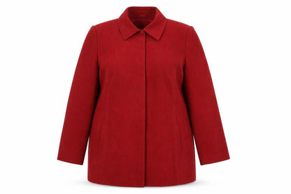 Womens UK Size 18 Ann Harvey Red Overcoat