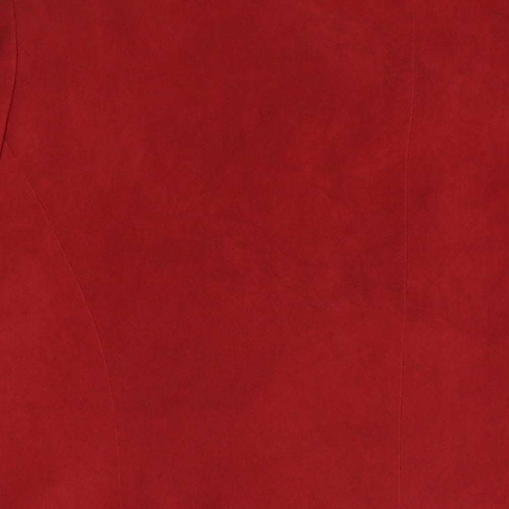 Womens UK Size 18 Ann Harvey Red Overcoat