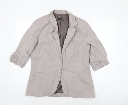 Womens UK Size 16 Topshop Grey Jacket
