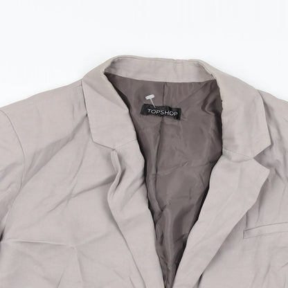 Womens UK Size 16 Topshop Grey Jacket
