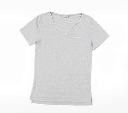 Womens UK Size 12 LA Gear Grey Basic T-Shirt