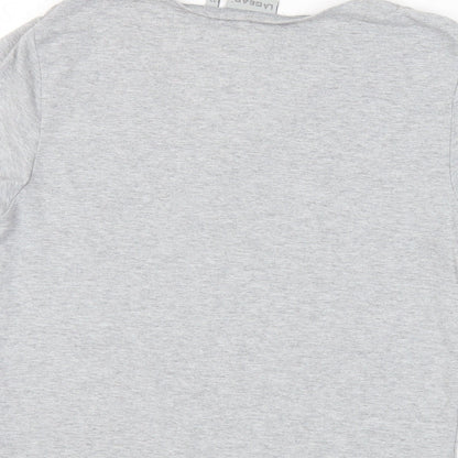 Womens UK Size 12 LA Gear Grey Basic T-Shirt