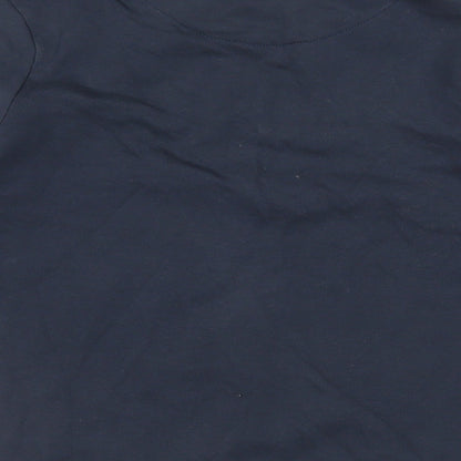 Goodmove Boys Blue Cotton Pullover Sweatshirt Size 9-10 Years Pullover