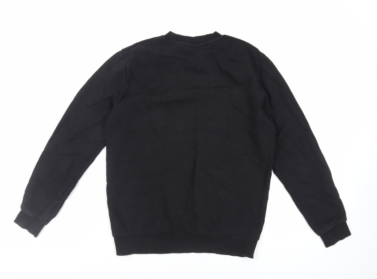 Womens UK Size 2XS ASOS Black Pullover Sweatshirt