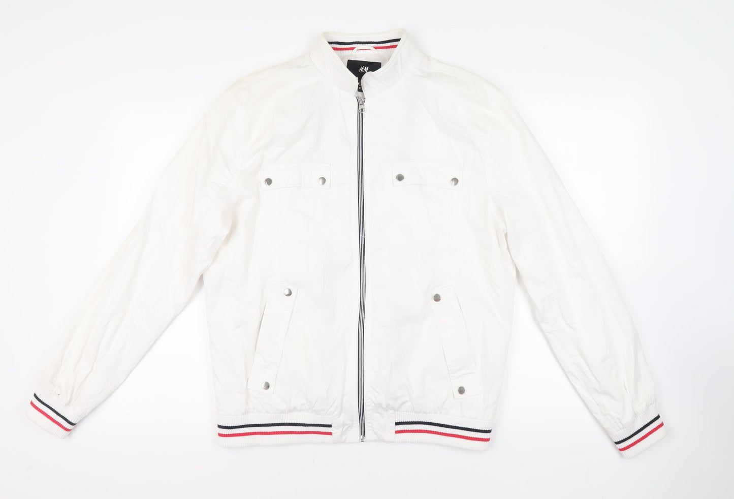 Mens UK Size 44 H&M White Jacket