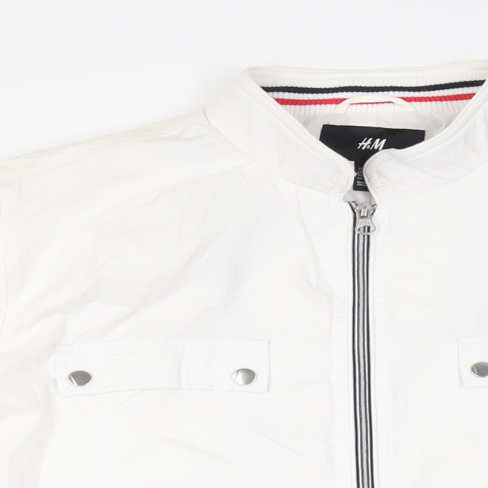 Mens UK Size 44 H&M White Jacket