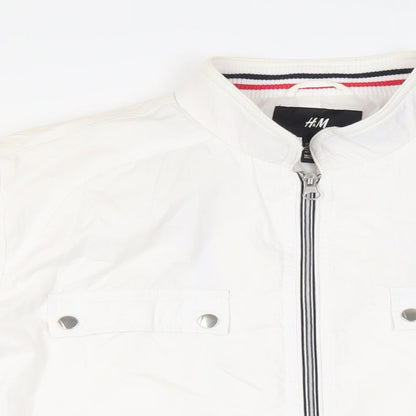 Mens UK Size 44 H&M White Jacket