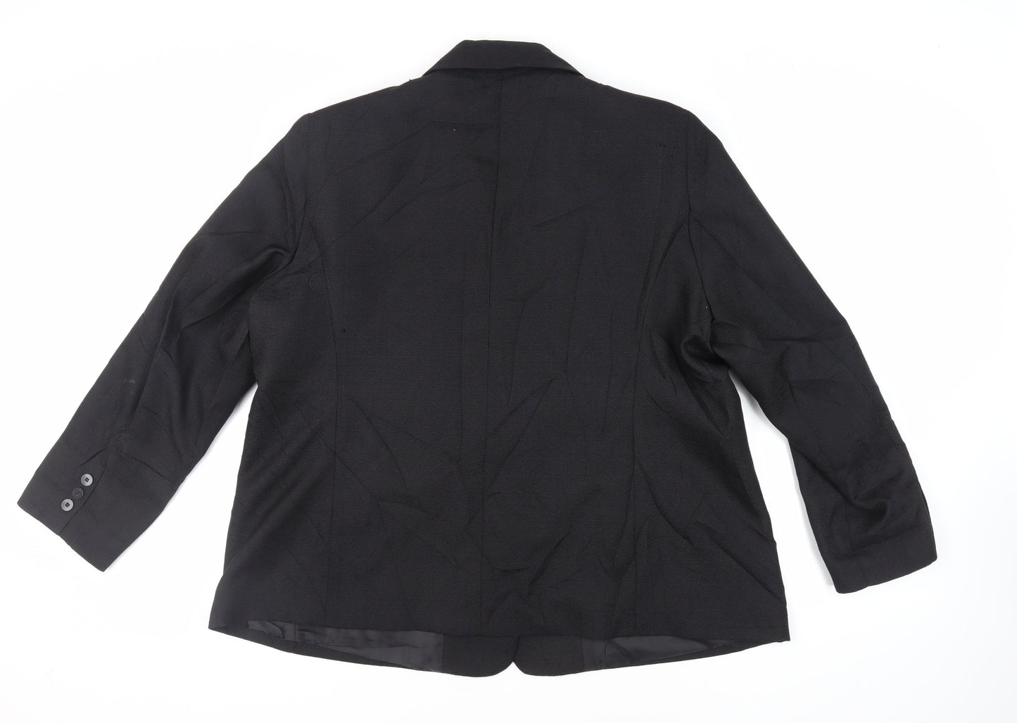 Womens UK Size 24 Special Collection Black Jacket