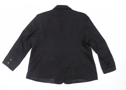 Womens UK Size 24 Special Collection Black Jacket