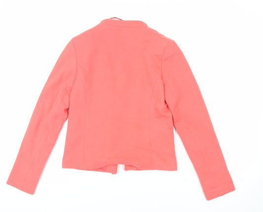 Miss Selfridge Womens Pink Jacket Blazer Size 10 - Open