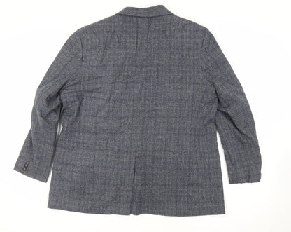Mens UK Size 48 Marks and Spencer Regular Blue Suit Jacket