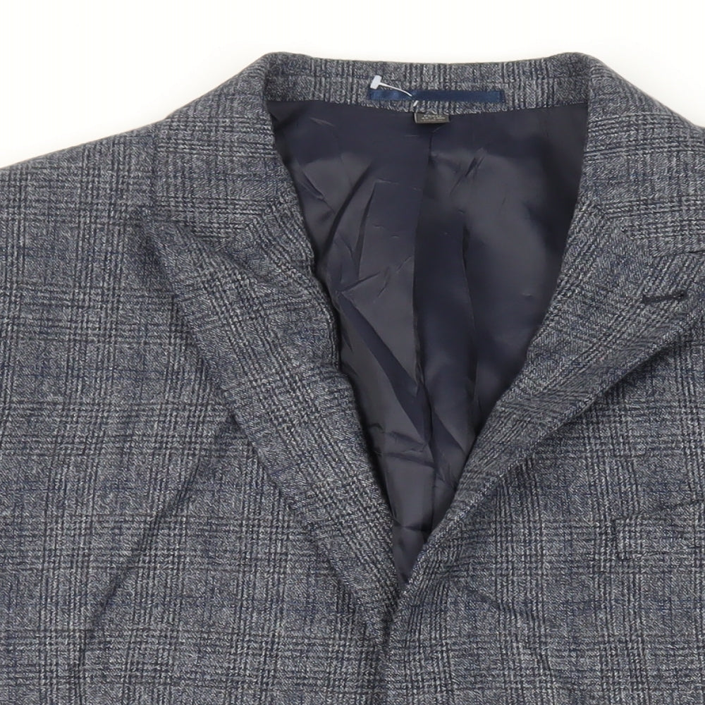 Mens UK Size 48 Marks and Spencer Regular Blue Suit Jacket