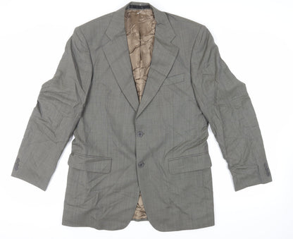 Mens UK Size 40 Marks and Spencer Regular Green Suit Jacket