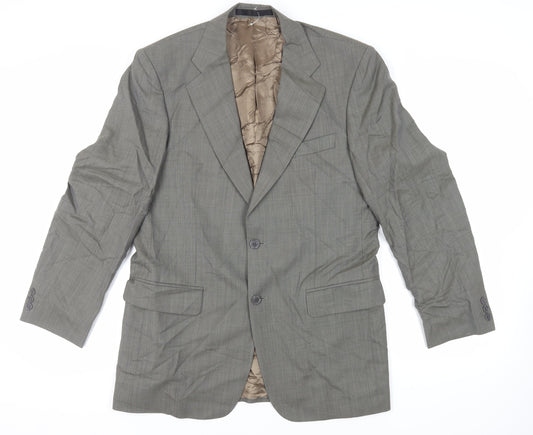 Mens UK Size 40 Marks and Spencer Regular Green Suit Jacket