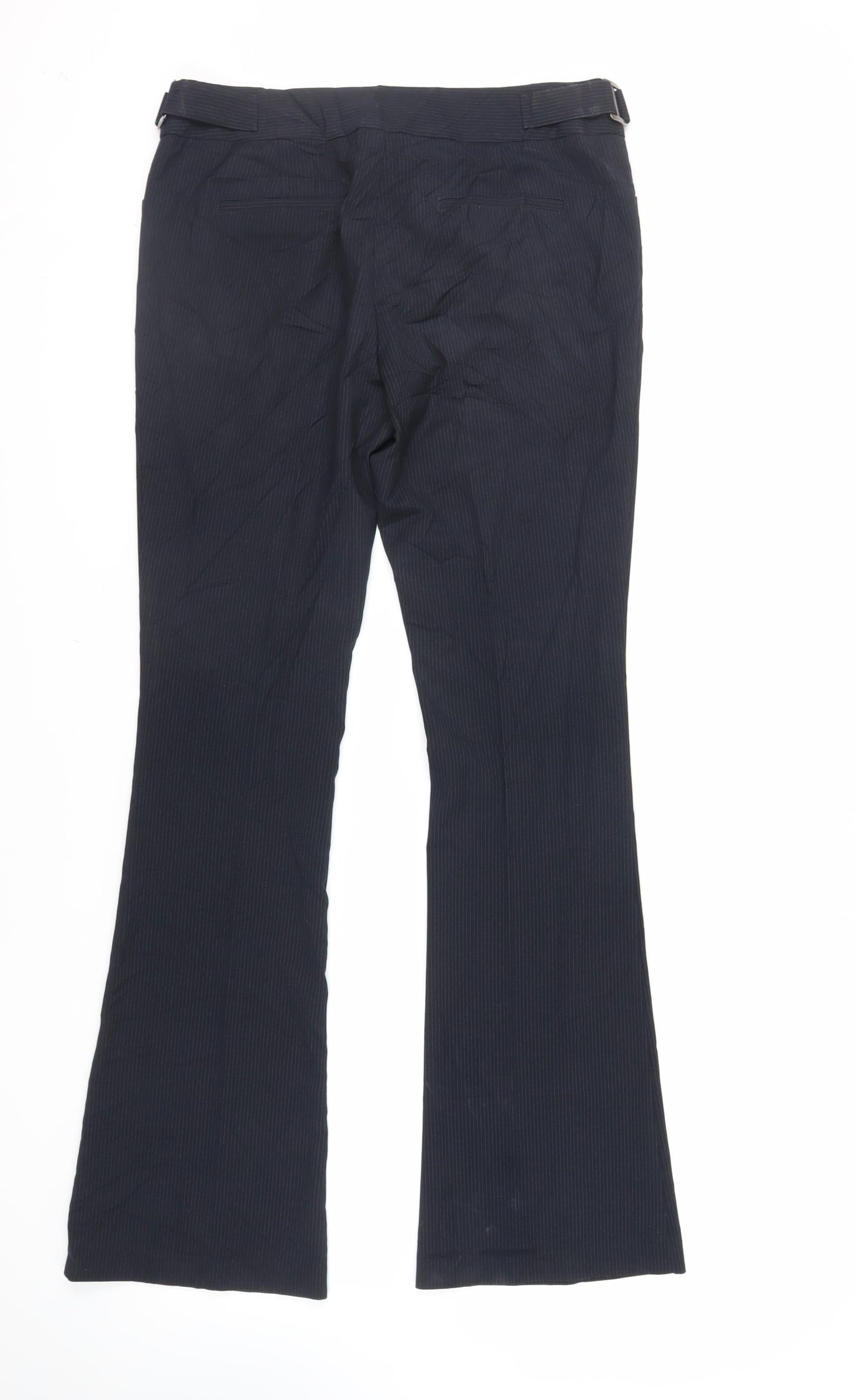 Womens UK Size 10 NEXT Regular Fit Dress Pants Black Trousers