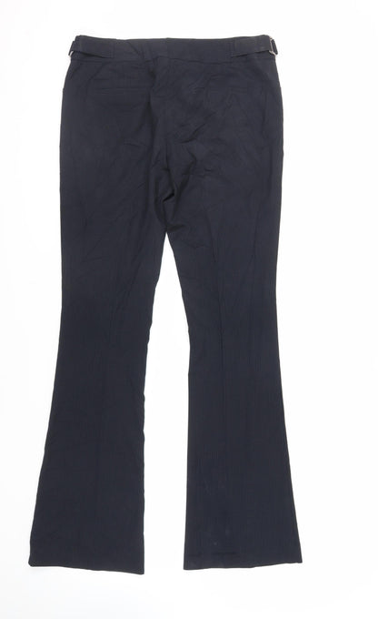 Womens UK Size 10 NEXT Regular Fit Dress Pants Black Trousers