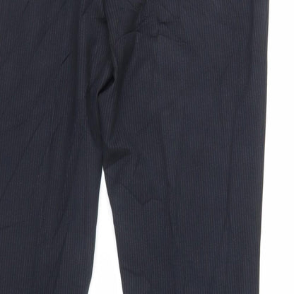 Womens UK Size 10 NEXT Regular Fit Dress Pants Black Trousers
