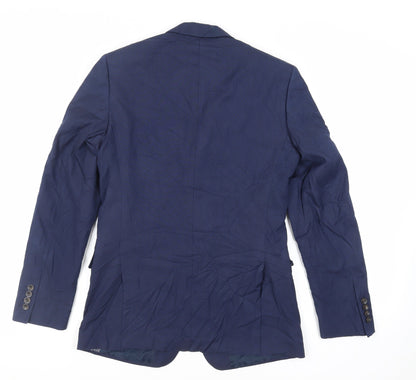 Mens UK Size 36 Marks and Spencer Regular Blue Suit Jacket