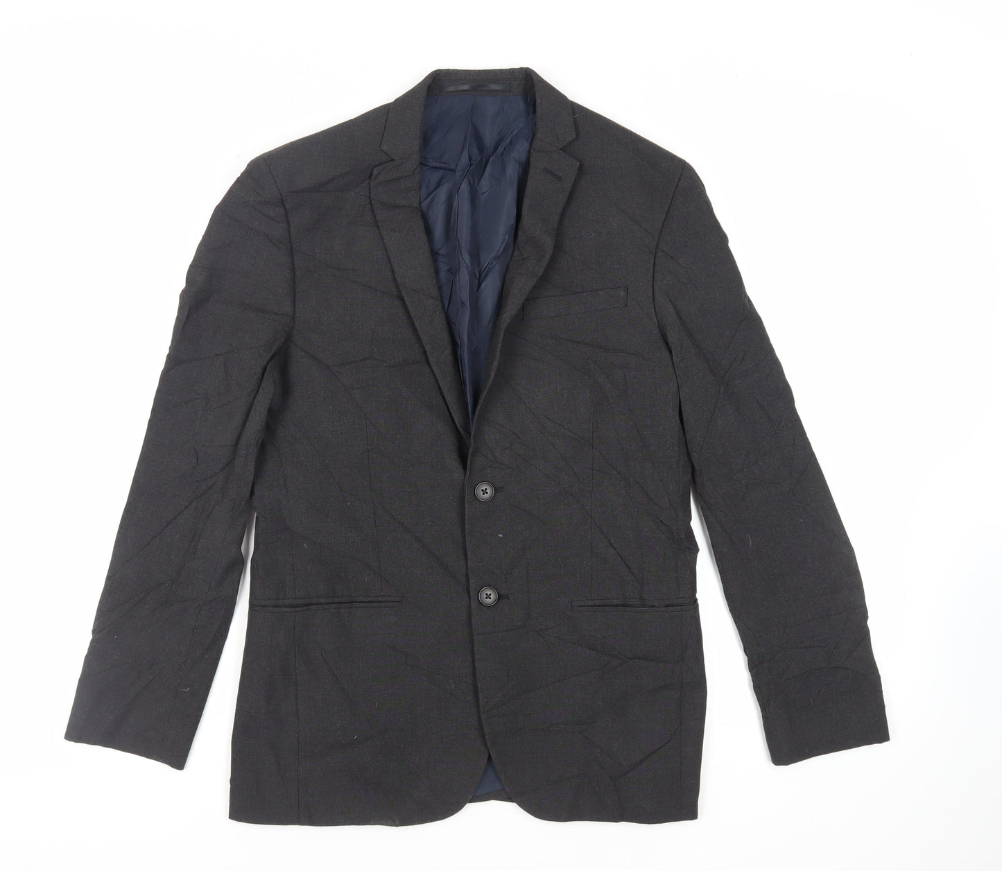 Mens UK Size 38 Limehaus Regular Grey Suit Jacket