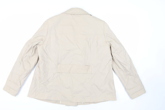 Womens UK Size 16 Marks and Spencer Beige Jacket