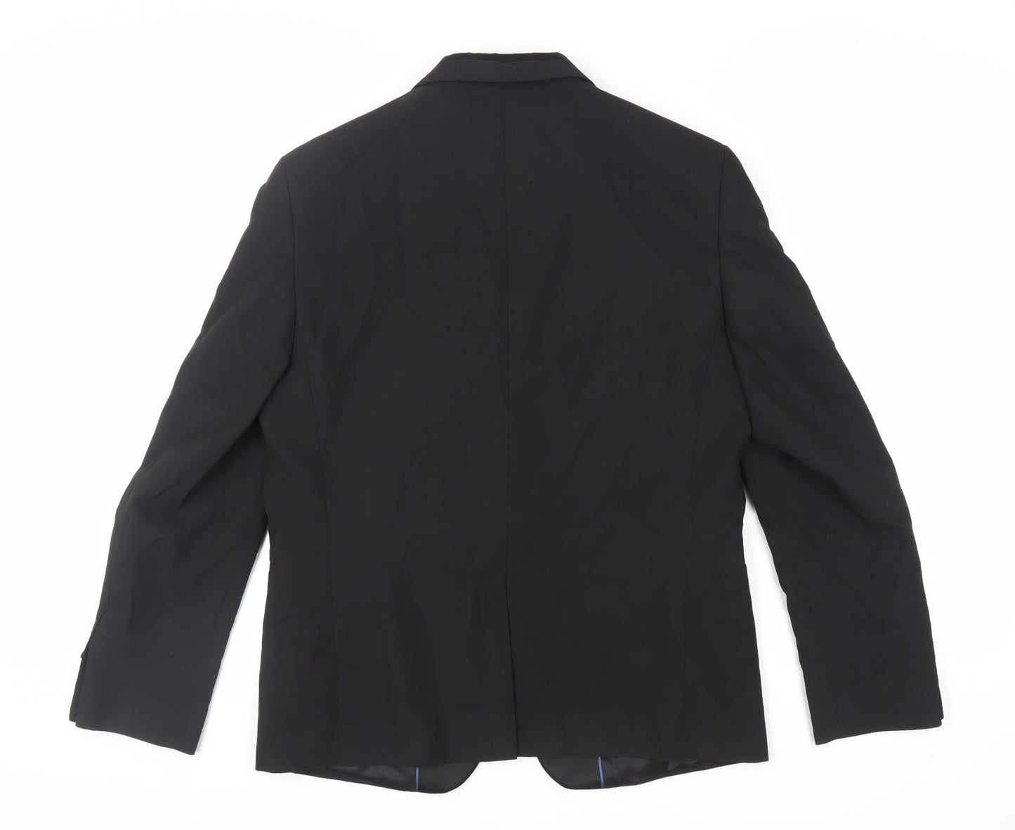 Mens UK Size 40 Marks and Spencer Regular Black Suit Tuxedo