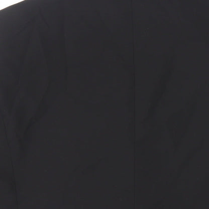Mens UK Size 40 Marks and Spencer Regular Black Suit Tuxedo