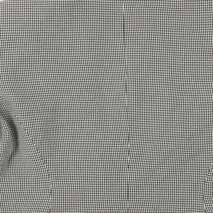 Precis Petite Womens Black Geometric Jacket Blazer Size 14 Button - Vintage