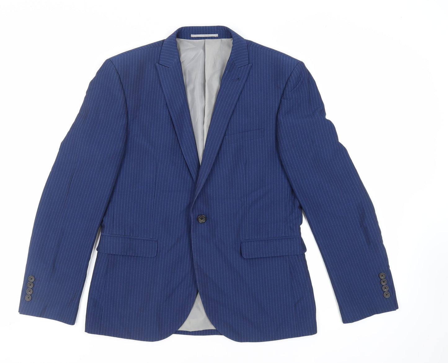 Mens UK Size 40 NEXT Regular Blue Suit Jacket