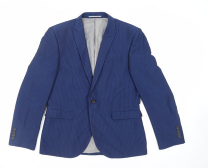 Mens UK Size 40 NEXT Regular Blue Suit Jacket