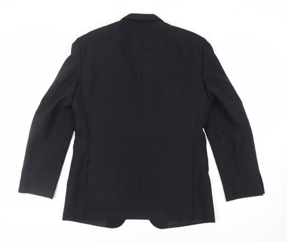 Mens UK Size 40 Weidenmann Regular Black Suit Tuxedo