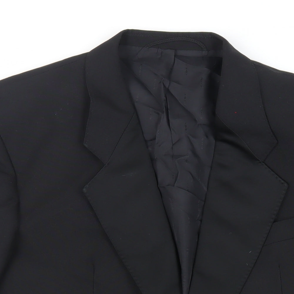 Mens UK Size 40 Weidenmann Regular Black Suit Tuxedo