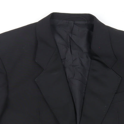 Mens UK Size 40 Weidenmann Regular Black Suit Tuxedo