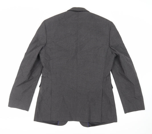 Mens UK Size 40 Burton Regular Grey Suit Jacket